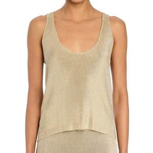 SER.O.YA Gold Tank Top